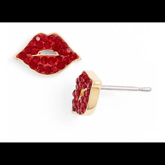 kate spade Jewelry - kate spade ♠️ BNWT♠️ “Kiss Me” earrings